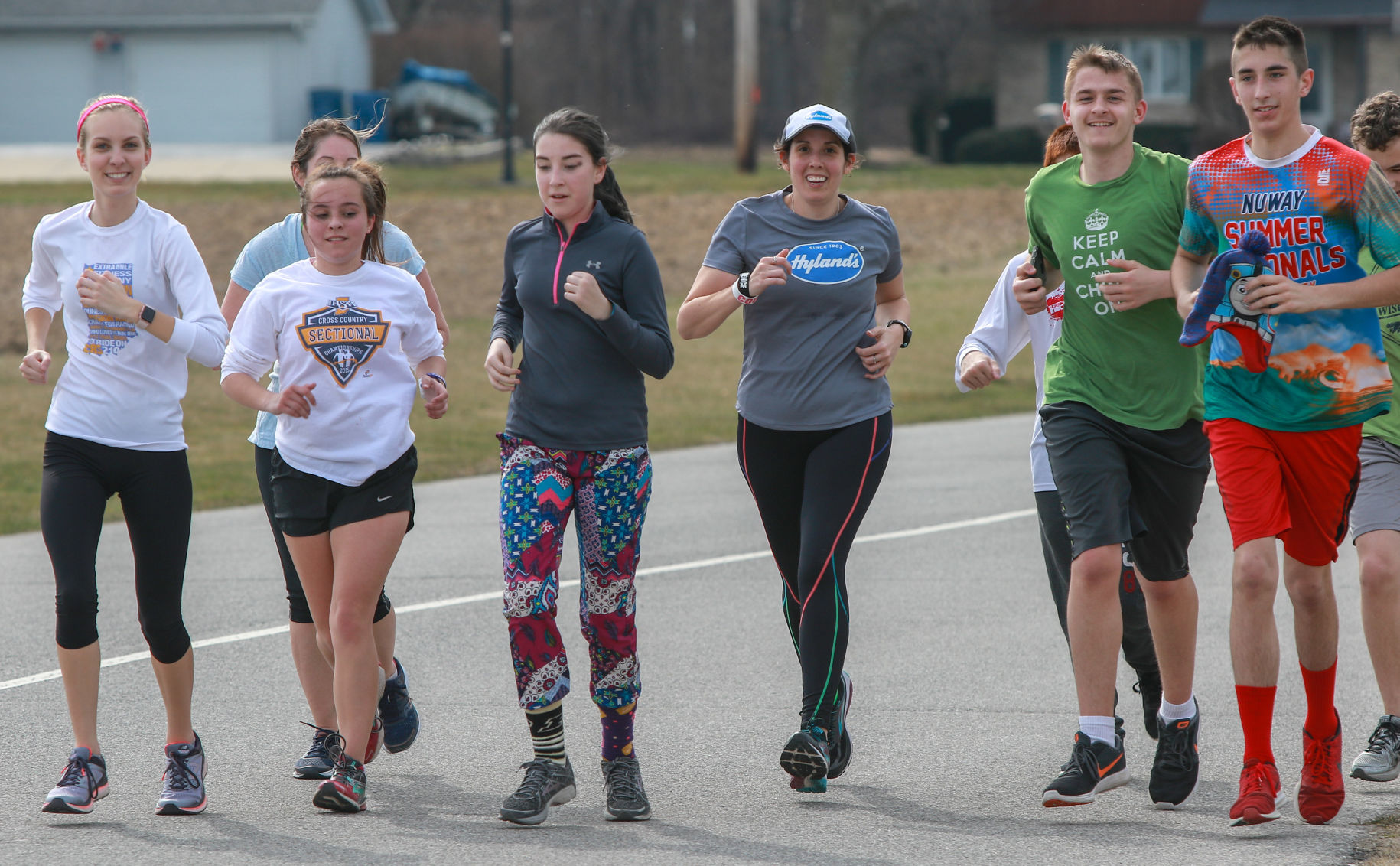 Hebron High School teacher Stephanie Crook will be running the 2018 Boston Marathon® as part of a unique all-teacher team.